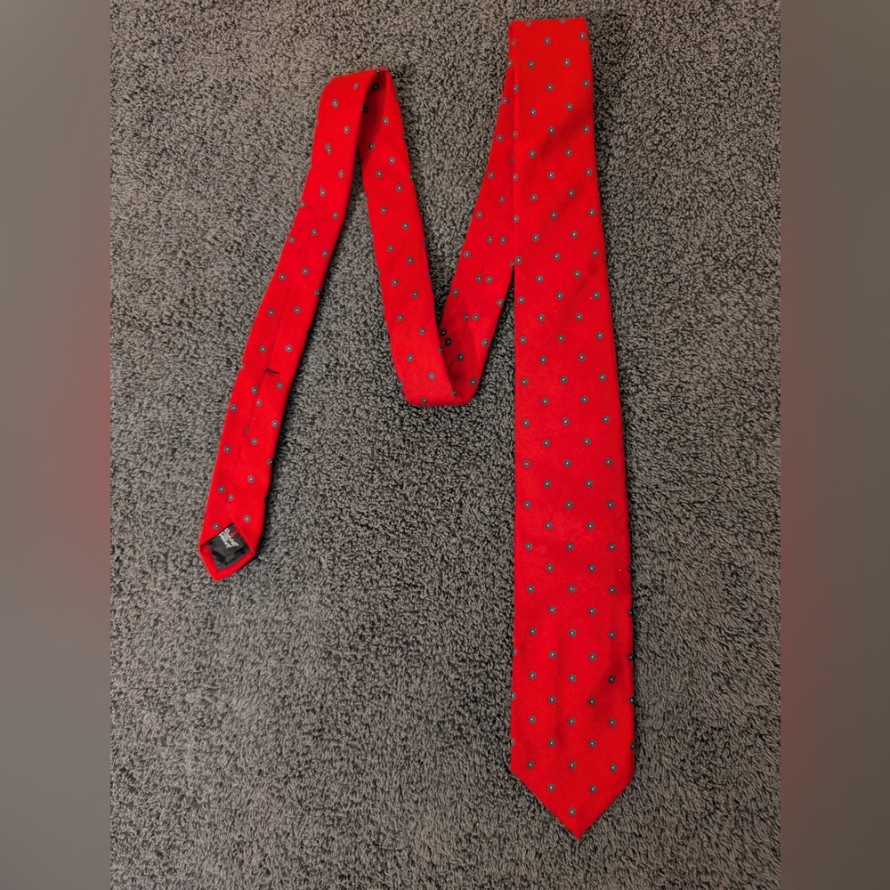 Robert‎ Talbott Red Patterned Men's Silk Tie